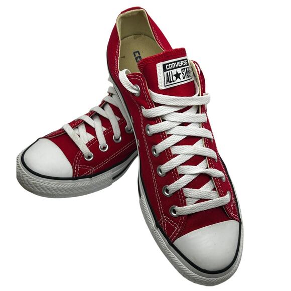 Converse Chuck Taylor All Star Red Low Top (M9696) - Picture 1 of 10